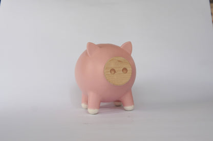 Pink Matte Piggy Bank