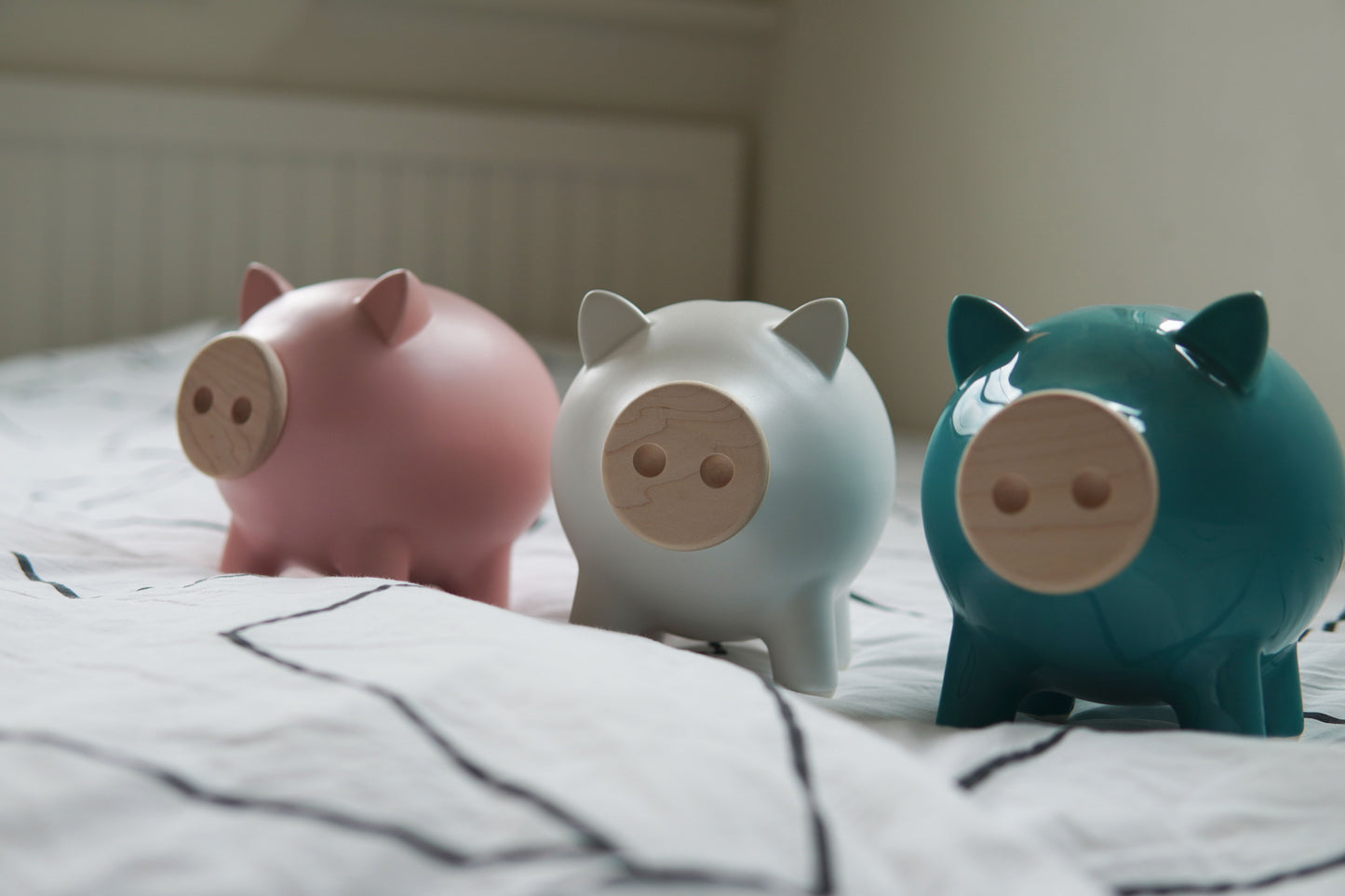 Pink Matte Piggy Bank