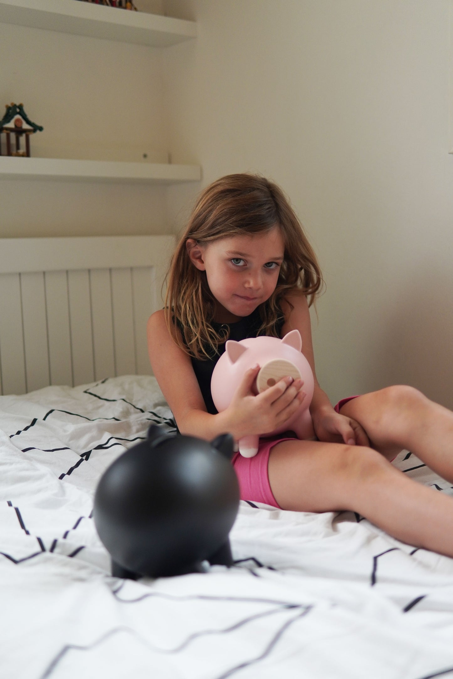 Pink Matte Piggy Bank