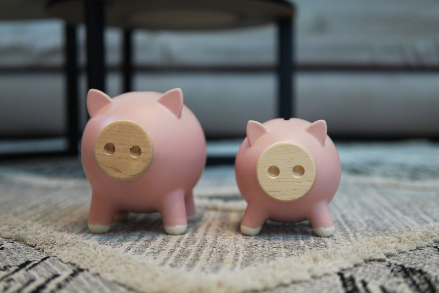 Pink Matte Piggy Bank