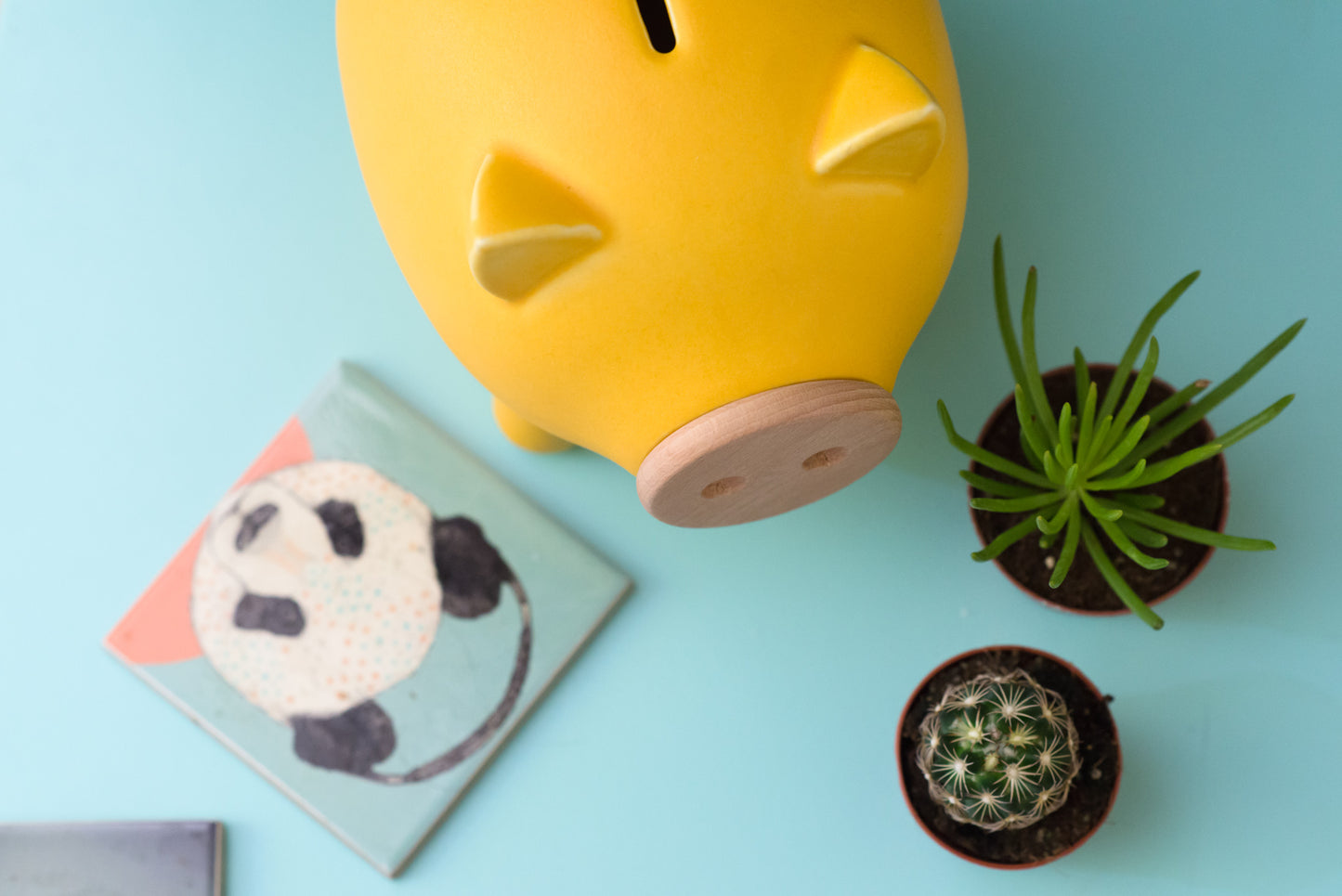 Yellow Glossy Piggy Bank